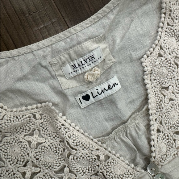 Malvin 100% Linen Mid-Sleeve - Picture 6 of 12